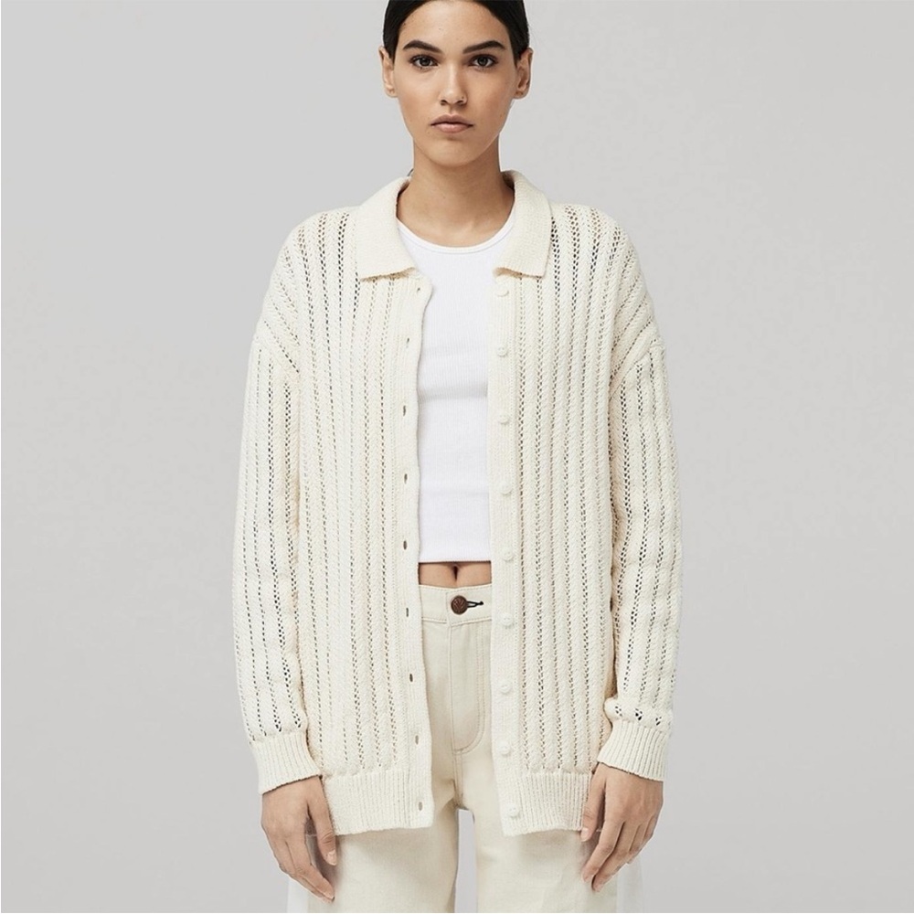 Rag and Bone ivory Adrienne cardigan sweater size small